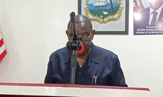 Minister of Justice and Attorney General, Cllr. N. Oswald Tweh  announces the reinstatement of Western Cluster’s Road User Permit